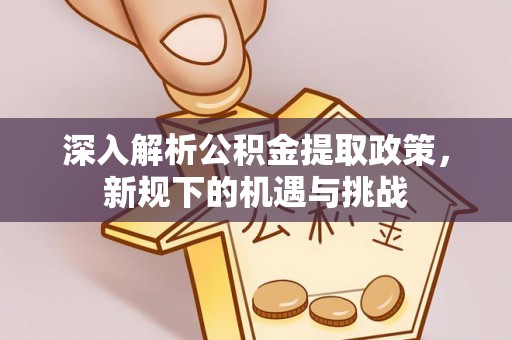 沙雅深入解析公积金提取政策，新规下的机遇与挑战
