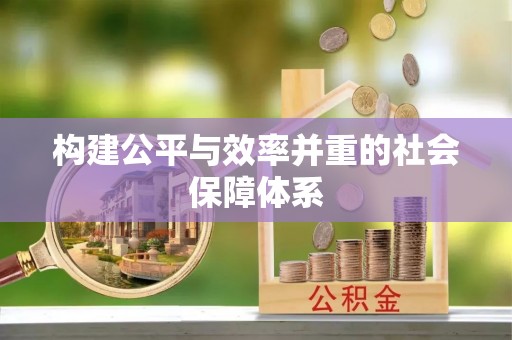 沙雅构建公平与效率并重的社会保障体系